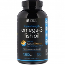  Sports Research omega-3 fish oil 1250  180 