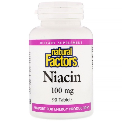  Natural Factors Niacin 90 